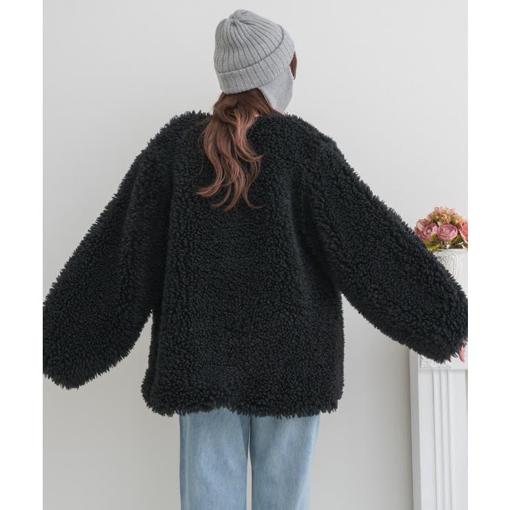 2wayFファーJK Emsexcite フェイクファージャケット | RETRO GIRL | 詳細画像37 