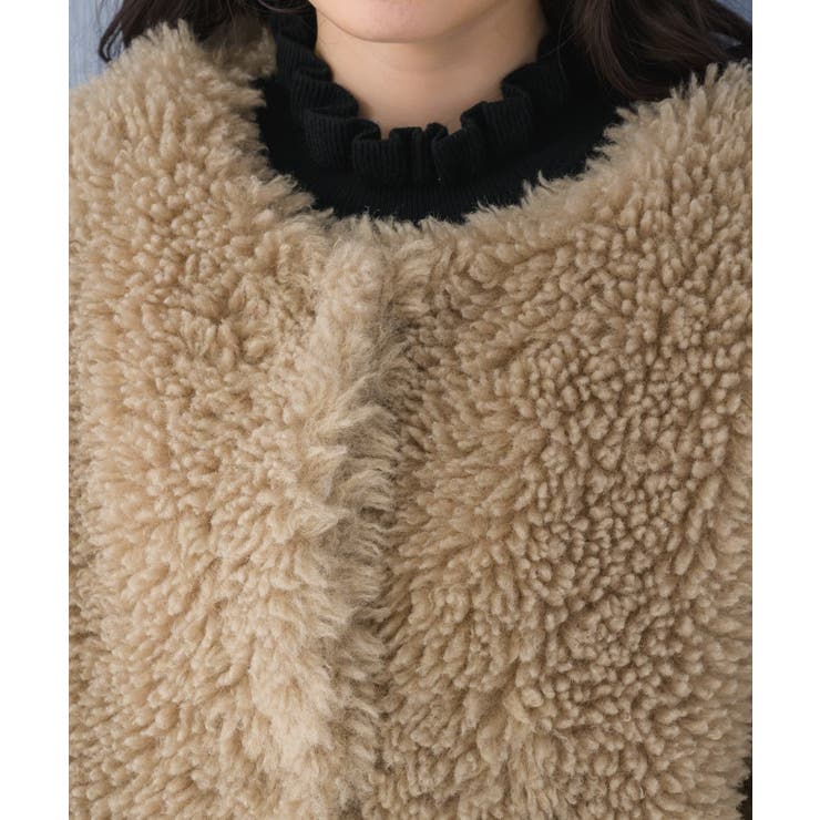 2wayFファーJK Emsexcite フェイクファージャケット | RETRO GIRL | 詳細画像9 