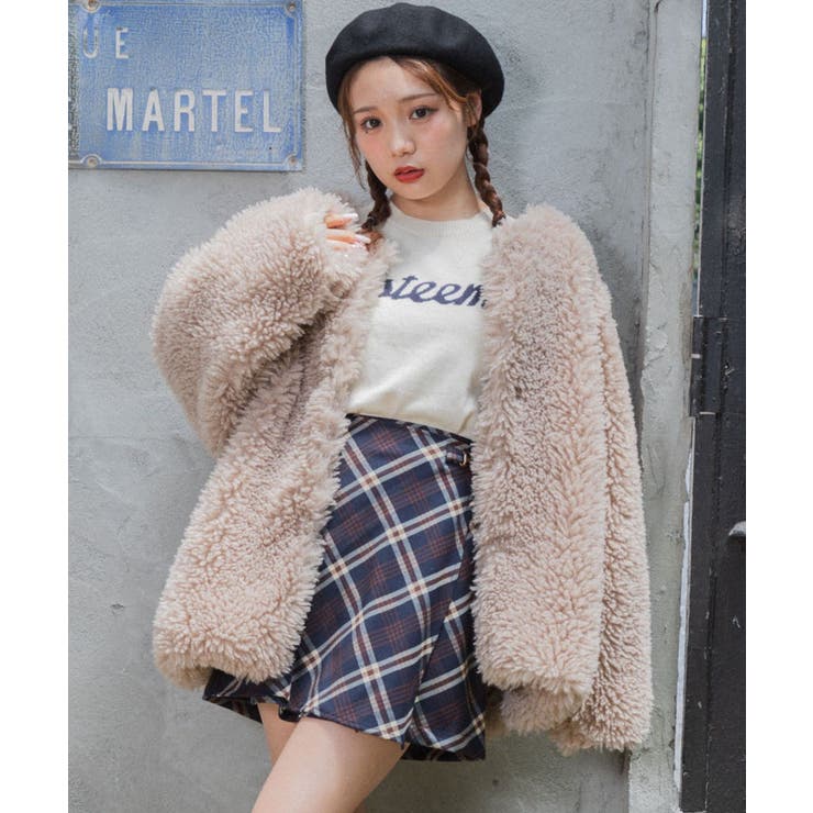 BRN0 | 2wayFファーJK Emsexcite フェイクファージャケット | RETRO GIRL