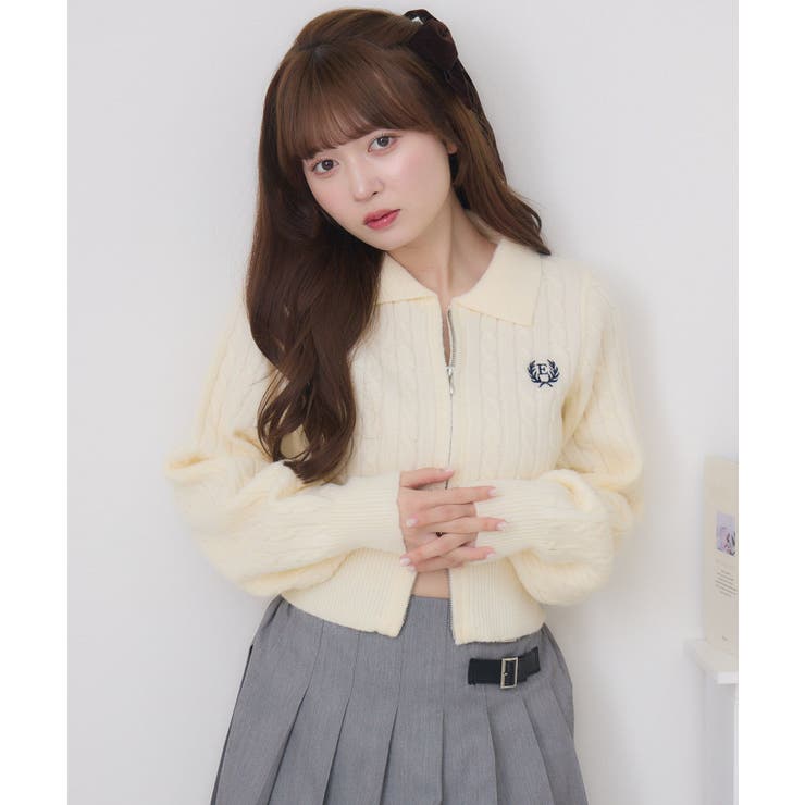 セール商品が満載 WZIPケーブルNT[品番：RTGW0008332]｜RETRO GIRL（レトロガール トップス