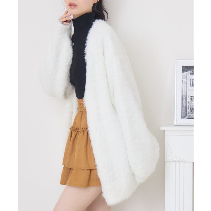 WHT1 | BIGシャギーカーデ | RETRO GIRL