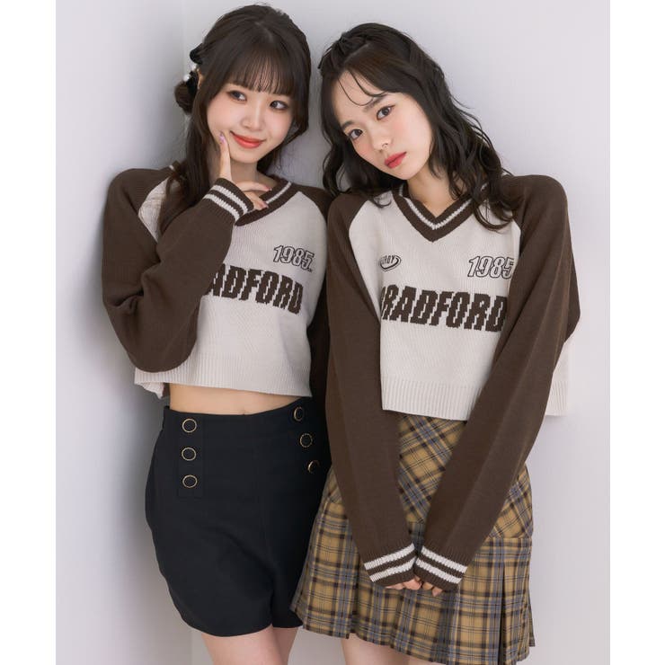 ラグランロゴNTPO[品番：RTGW0008499]｜RETRO GIRL（レトロ