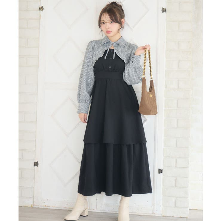 【セットアイテム】アソートフリルOP＆ボレロSET | RETRO GIRL | 詳細画像12 