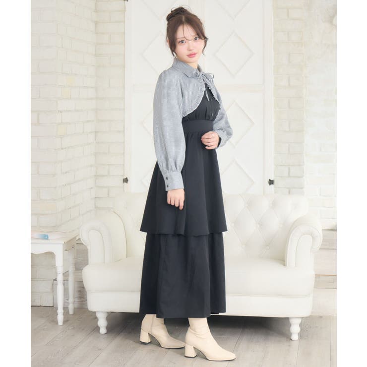 【セットアイテム】アソートフリルOP＆ボレロSET | RETRO GIRL | 詳細画像17 