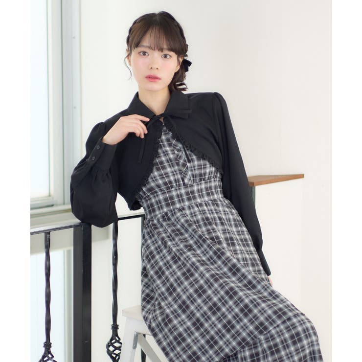 【セットアイテム】アソートフリルOP＆ボレロSET | RETRO GIRL | 詳細画像2 