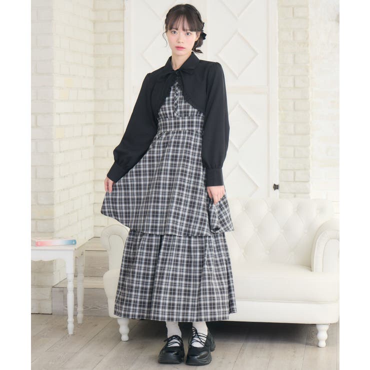 【セットアイテム】アソートフリルOP＆ボレロSET | RETRO GIRL | 詳細画像4 