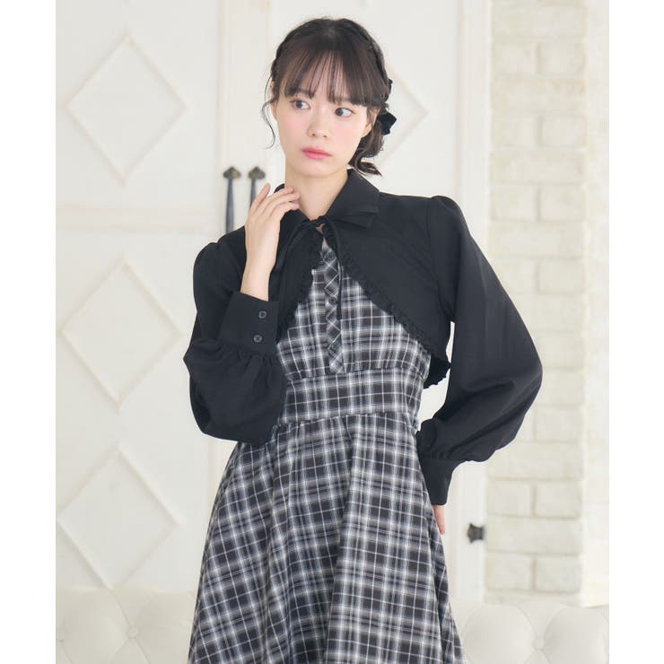 【セットアイテム】アソートフリルOP＆ボレロSET | RETRO GIRL | 詳細画像8 