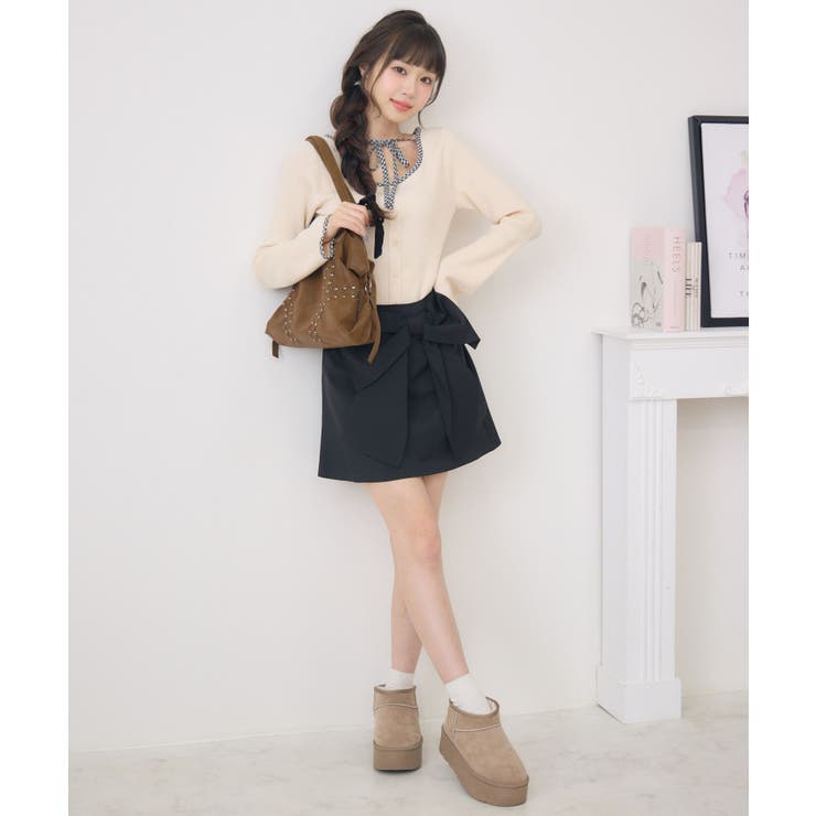 リボンモチーフミニSK | RETRO GIRL | 詳細画像10 