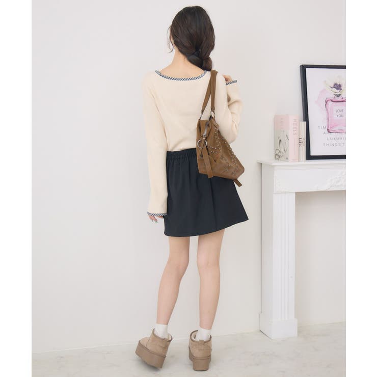 リボンモチーフミニSK | RETRO GIRL | 詳細画像12 