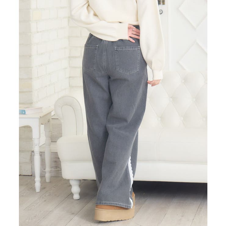 レースデザインデニムPT | RETRO GIRL | 詳細画像18 