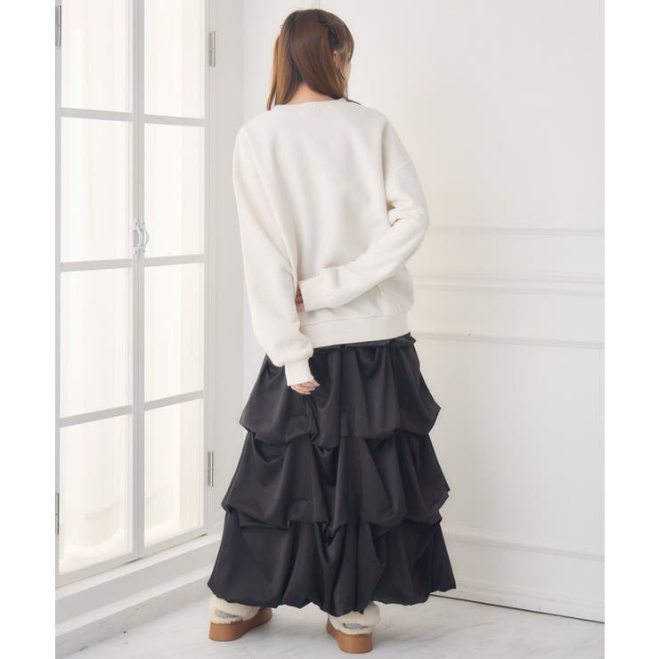 ロゴ刺繍BIGトレーナー | RETRO GIRL | 詳細画像14 