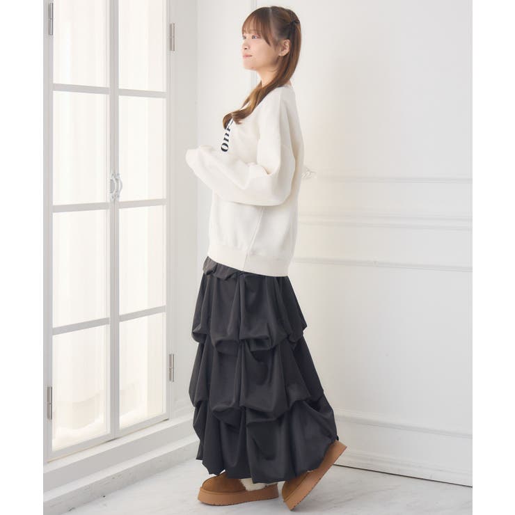 ロゴ刺繍BIGトレーナー | RETRO GIRL | 詳細画像15 