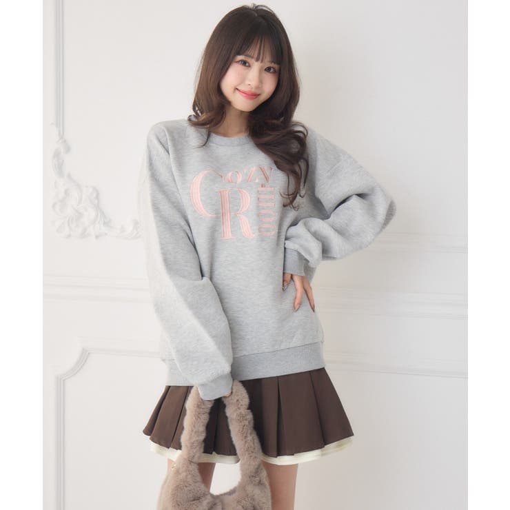 ロゴ刺繍BIGトレーナー | RETRO GIRL | 詳細画像25 