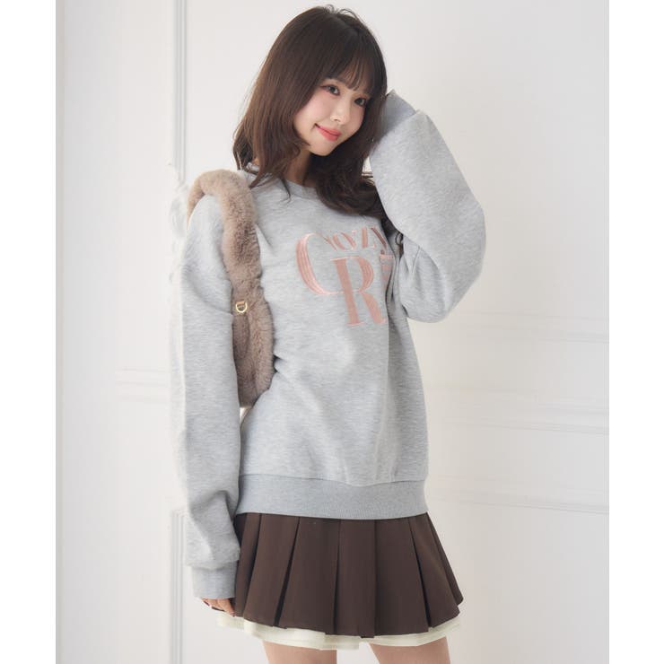 ロゴ刺繍BIGトレーナー | RETRO GIRL | 詳細画像26 