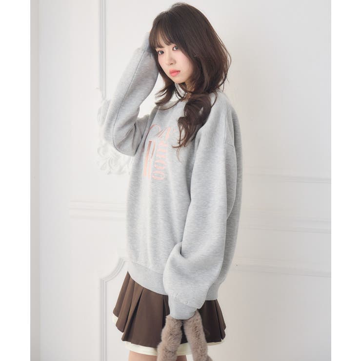 ロゴ刺繍BIGトレーナー | RETRO GIRL | 詳細画像28 