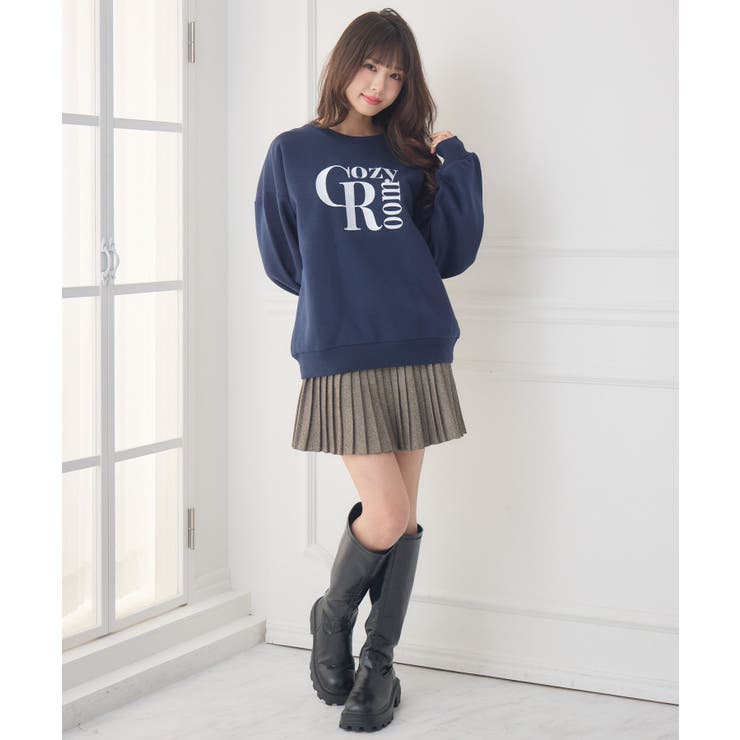 ロゴ刺繍BIGトレーナー | RETRO GIRL | 詳細画像3 