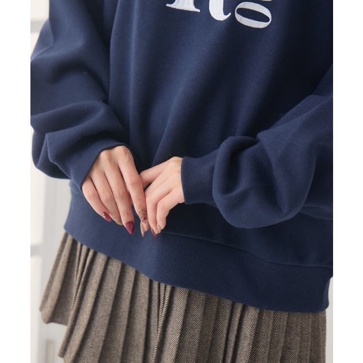 ロゴ刺繍BIGトレーナー | RETRO GIRL | 詳細画像34 