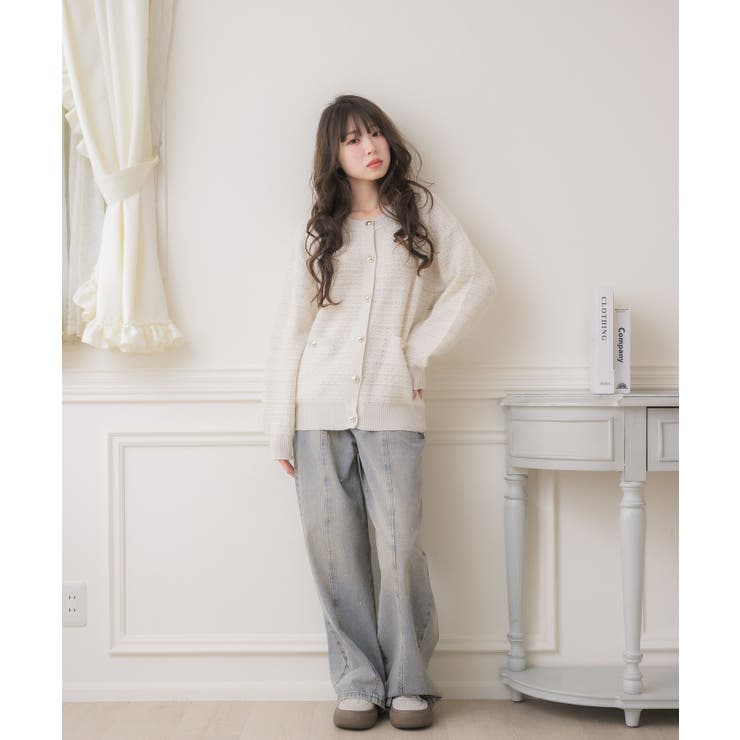 【セットアップ対応】BIGヴィンテージカーデ | RETRO GIRL | 詳細画像13 