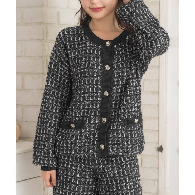 BLK1 | 【セットアップ対応】BIGヴィンテージカーデ | RETRO GIRL