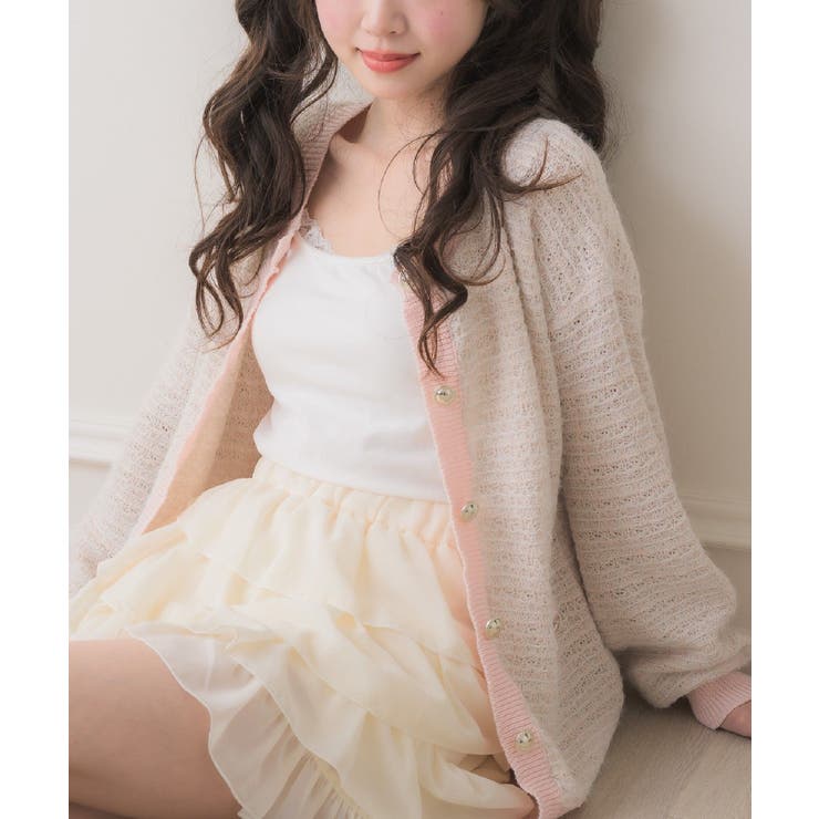 PNK0 | 【セットアップ対応】BIGヴィンテージカーデ | RETRO GIRL