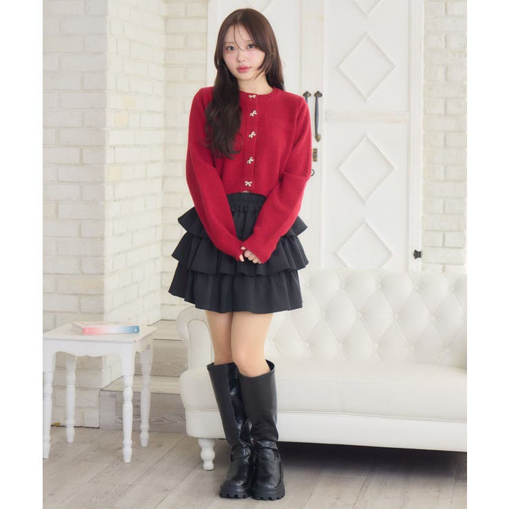 リボン釦ヴィンテージカーデ | RETRO GIRL | 詳細画像16 