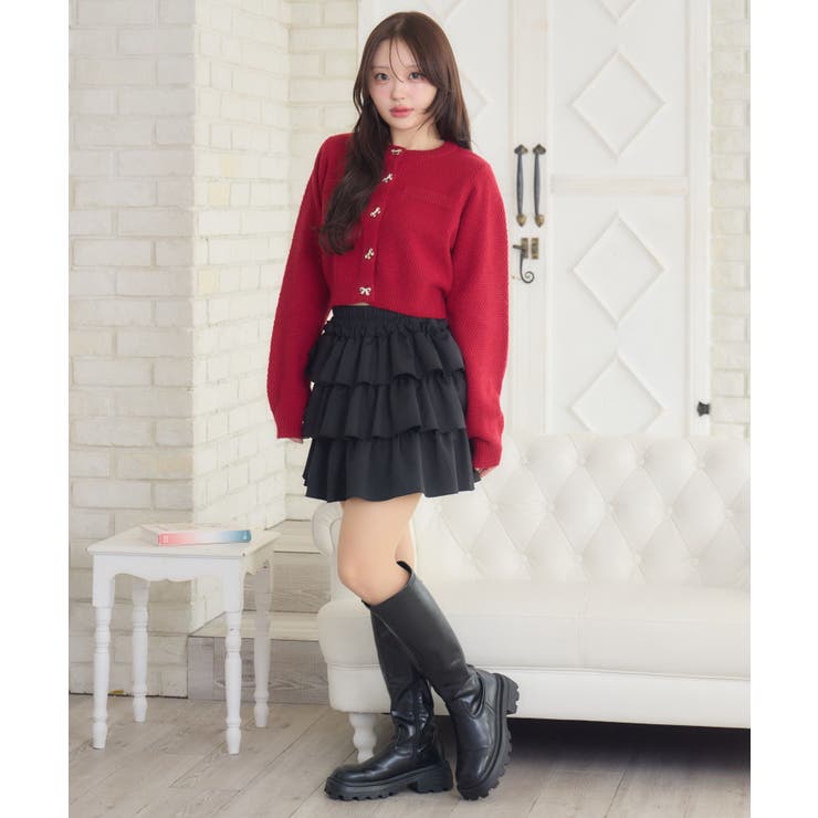 リボン釦ヴィンテージカーデ | RETRO GIRL | 詳細画像17 