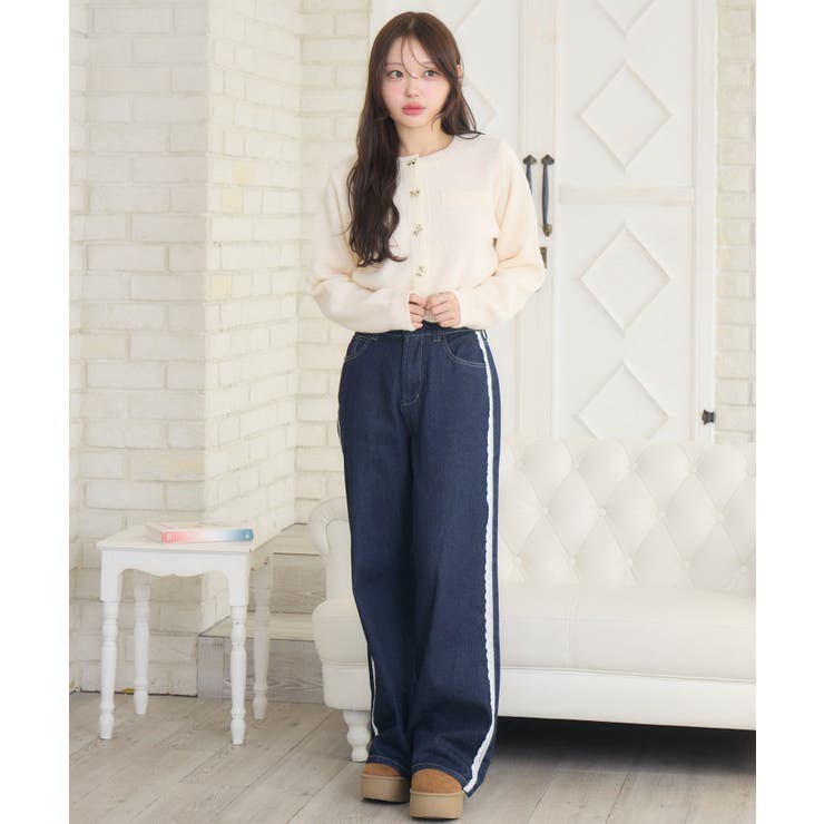 リボン釦ヴィンテージカーデ | RETRO GIRL | 詳細画像21 