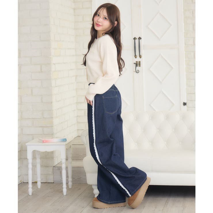 リボン釦ヴィンテージカーデ | RETRO GIRL | 詳細画像24 