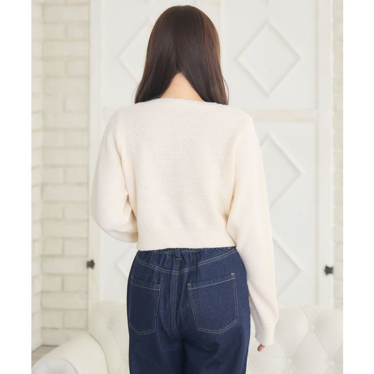 リボン釦ヴィンテージカーデ | RETRO GIRL | 詳細画像28 