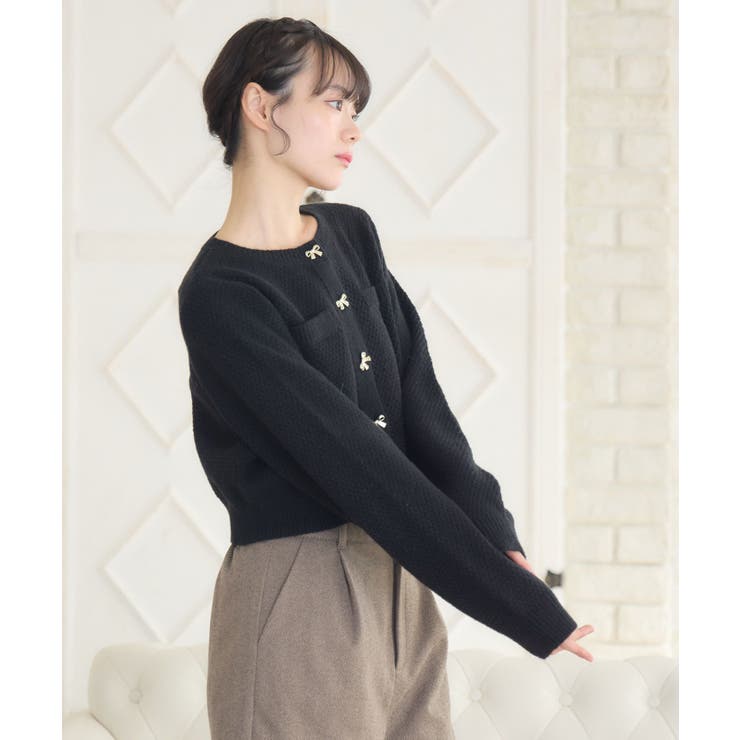 リボン釦ヴィンテージカーデ | RETRO GIRL | 詳細画像40 