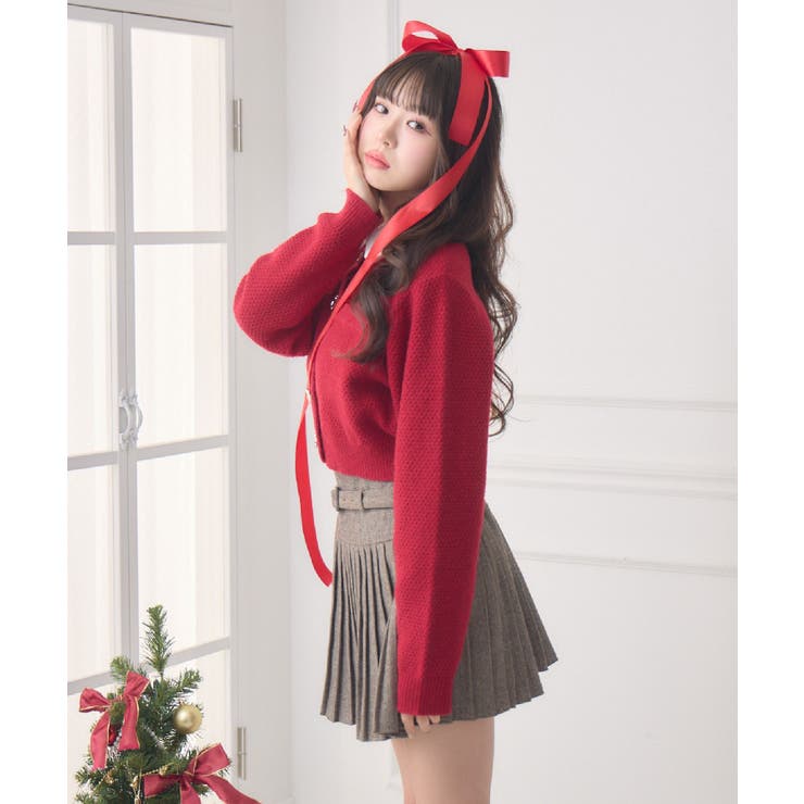 リボン釦ヴィンテージカーデ | RETRO GIRL | 詳細画像6 