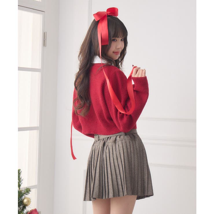 リボン釦ヴィンテージカーデ | RETRO GIRL | 詳細画像7 