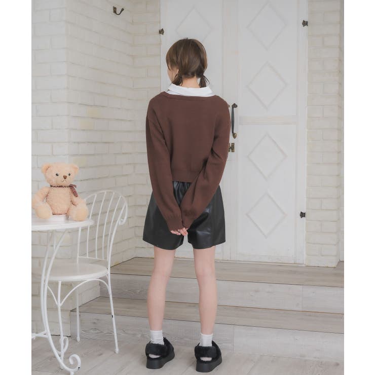 シャツ襟付きアーガイルNTPO | RETRO GIRL | 詳細画像23 