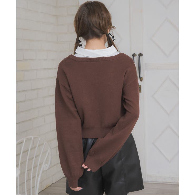 シャツ襟付きアーガイルNTPO | RETRO GIRL | 詳細画像27 