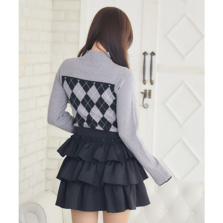 デコルテカットアーガイルNT | RETRO GIRL | 詳細画像10 