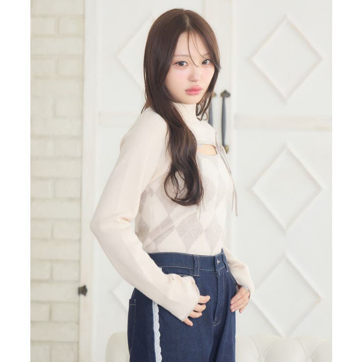 デコルテカットアーガイルNT | RETRO GIRL | 詳細画像18 