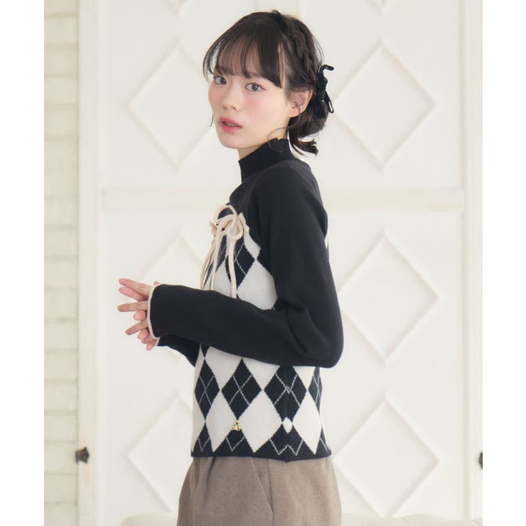 デコルテカットアーガイルNT | RETRO GIRL | 詳細画像28 