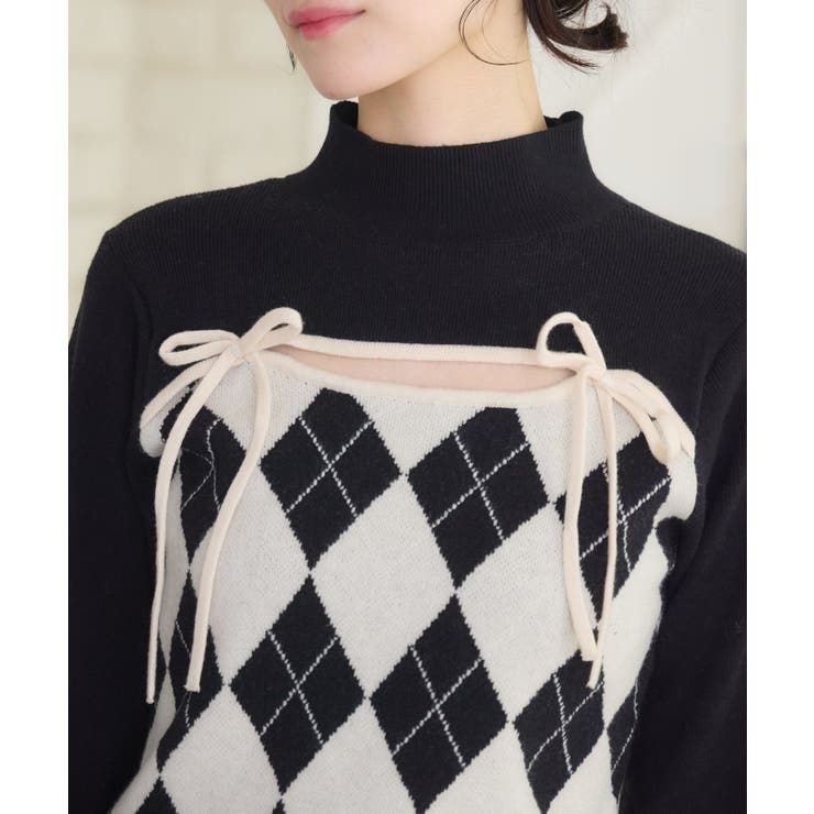 デコルテカットアーガイルNT | RETRO GIRL | 詳細画像29 