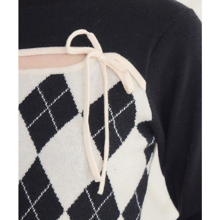 デコルテカットアーガイルNT | RETRO GIRL | 詳細画像31 