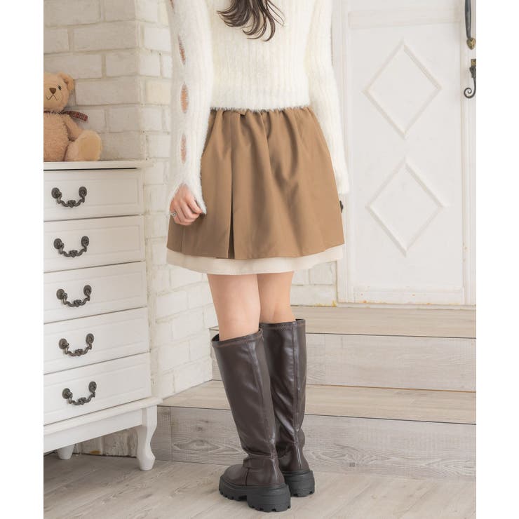 裾レイヤードミニSK | RETRO GIRL | 詳細画像17 