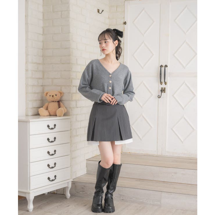 裾レイヤードミニSK | RETRO GIRL | 詳細画像2 