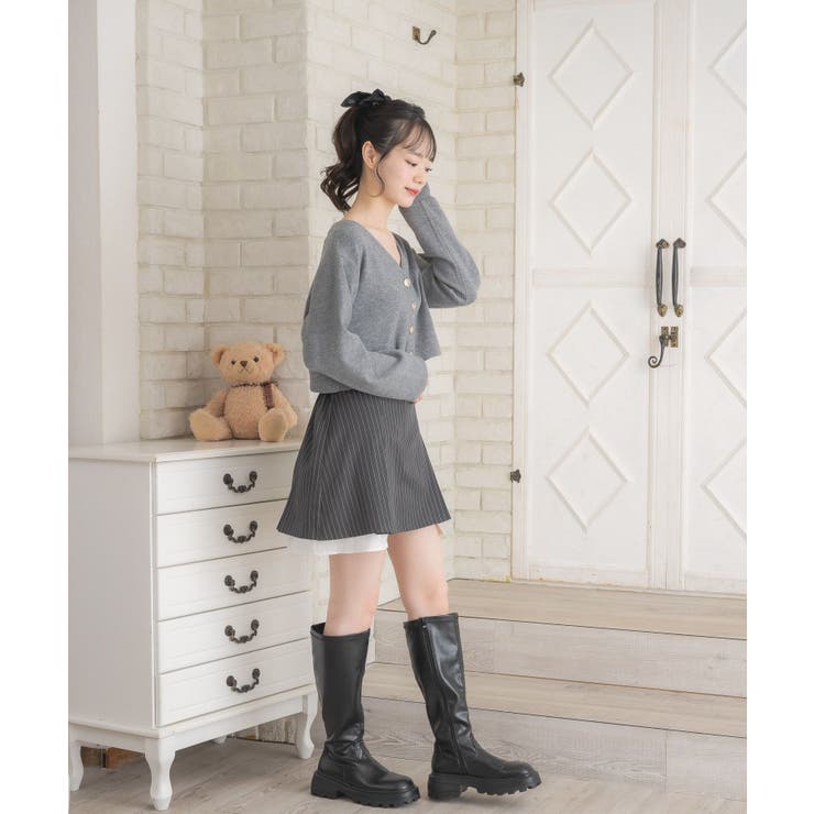 裾レイヤードミニSK | RETRO GIRL | 詳細画像3 