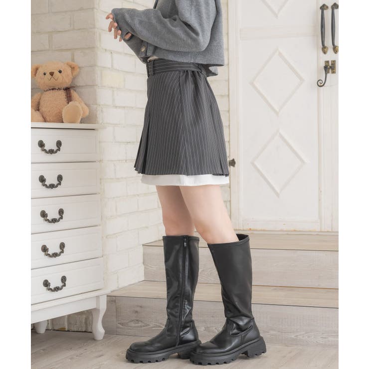 裾レイヤードミニSK | RETRO GIRL | 詳細画像9 