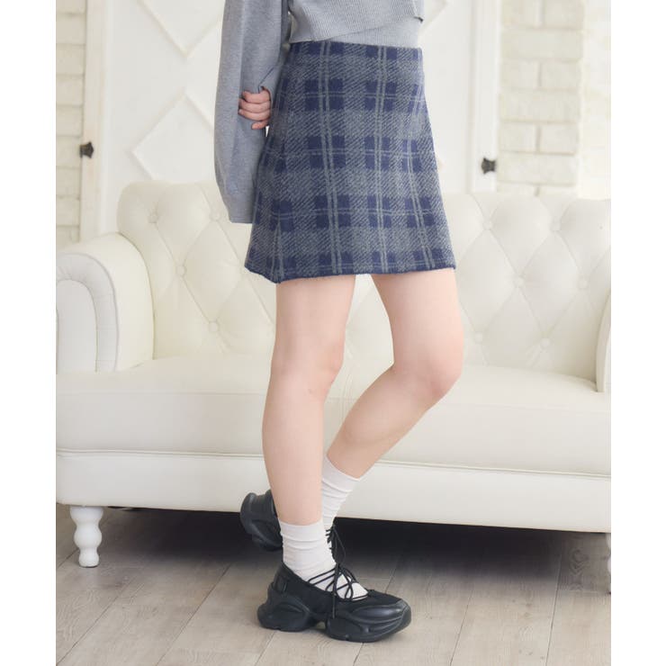 チェックニットミニSK | RETRO GIRL | 詳細画像23 