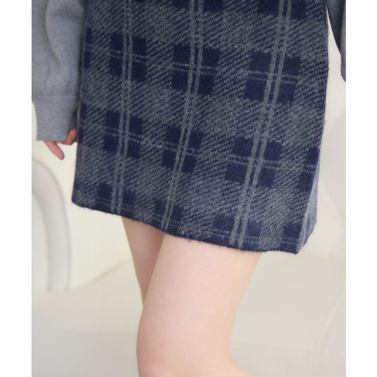 チェックニットミニSK | RETRO GIRL | 詳細画像28 