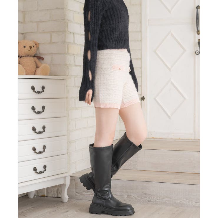 【セットアップ対応】ニットショートパンツ | RETRO GIRL | 詳細画像23 