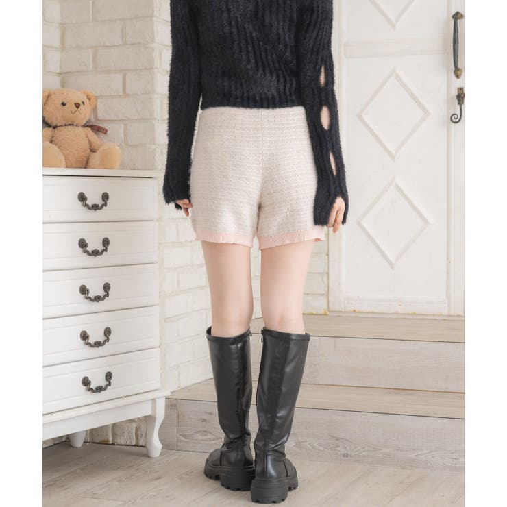 【セットアップ対応】ニットショートパンツ | RETRO GIRL | 詳細画像24 