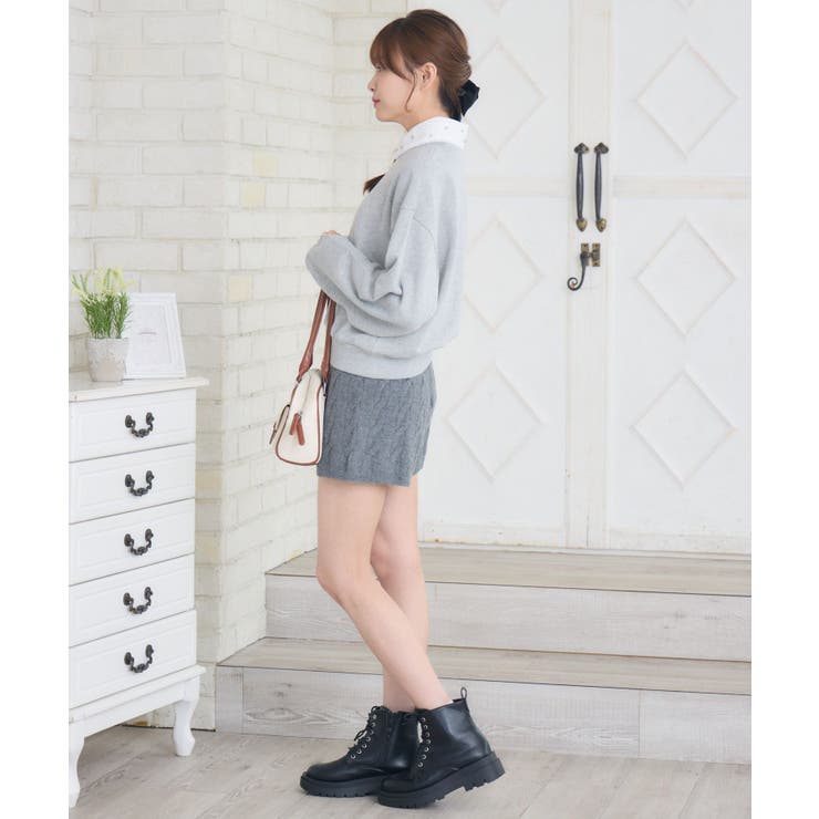 ケーブルニットSPT | RETRO GIRL | 詳細画像13 