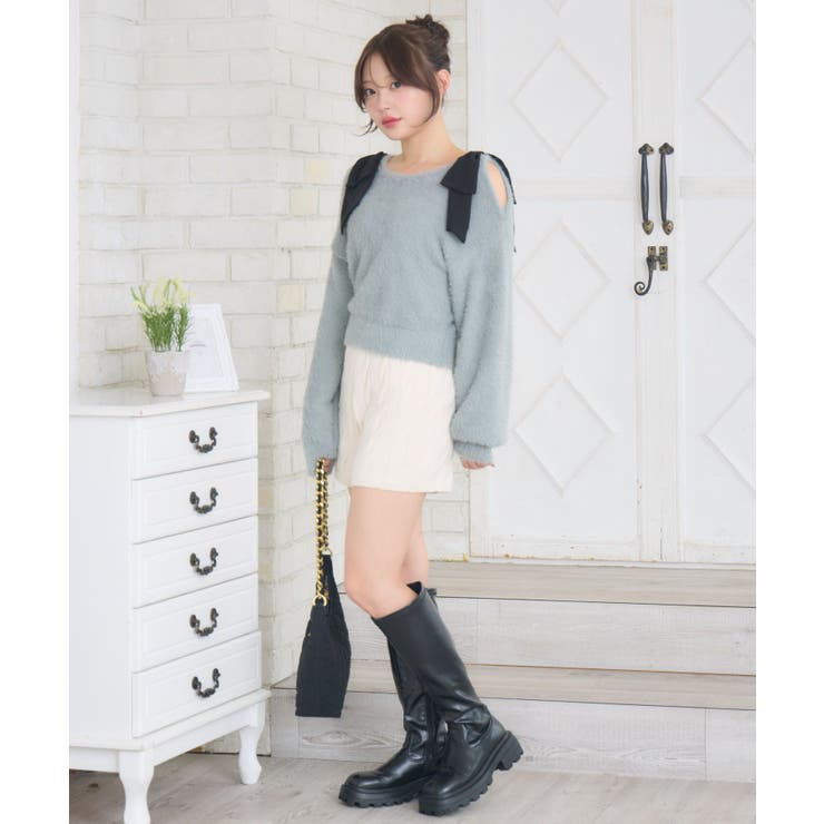 ケーブルニットSPT | RETRO GIRL | 詳細画像5 