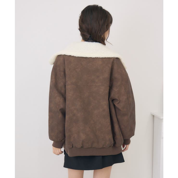 ボア襟FレザーBZ | RETRO GIRL | 詳細画像10 